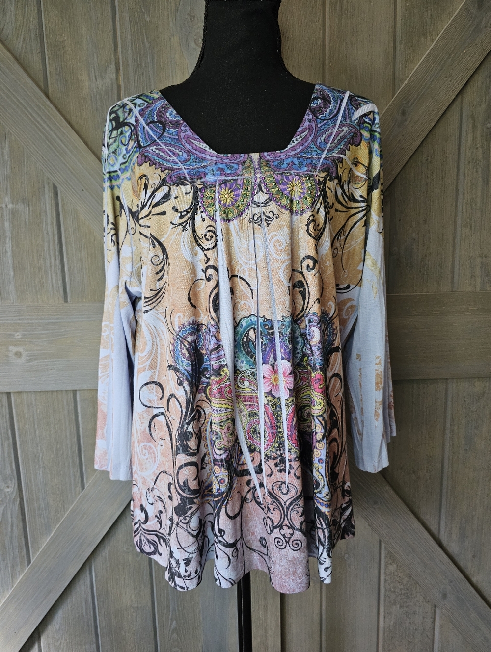 Y2k Susan Lawrence Blouse sz 1X